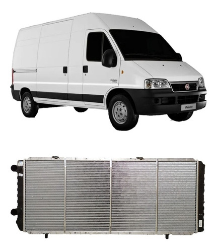 Radiador Fiat Ducato Boxer 1994 En Adelante Panel 1 Metro