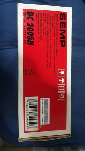 Imagem 2 de 4 de Decodificador De Sinal Semp Toshiba. Na Caixa Quase Não Foi