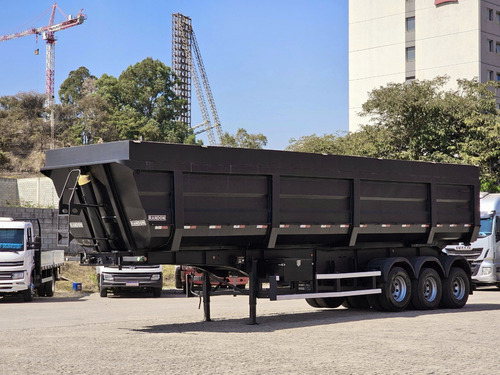Carreta Caçamba Randon Basculante Aço 450 3e 40m³ C/12 Pneus