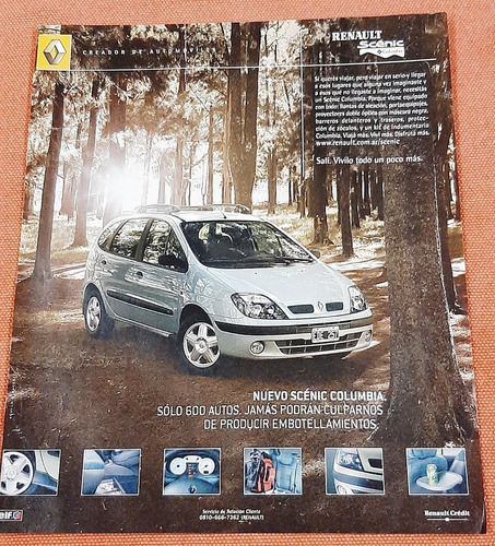 Publicidad Renault Scénic Columbia 2003