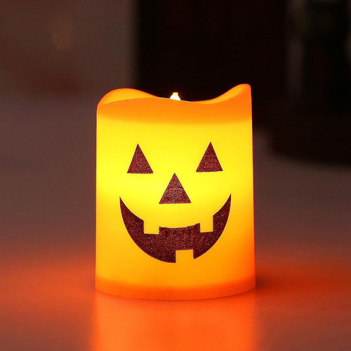 2 X 6 Peças De Abóbora De Halloween Velas De Halloween