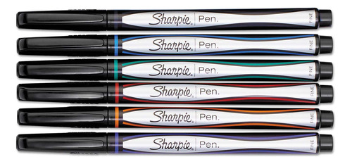 Pen Sharpie 6 Cd St Ast