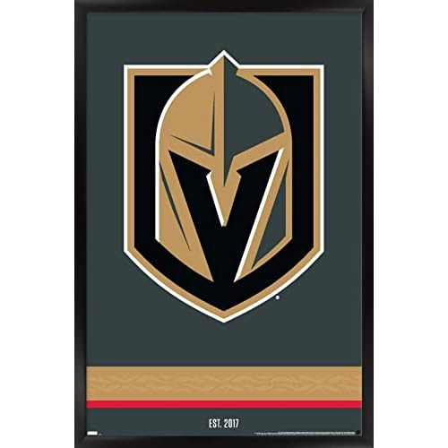 Póster De Pared Del Logotipo De Vegas Golden Knights D...