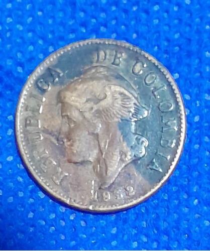 Moneda De 2 Centavos En Laton Del Año 1952