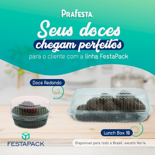 150 Uni Embalagem G-640 Doce Redondo 170ml Doce Bolo Gourmet