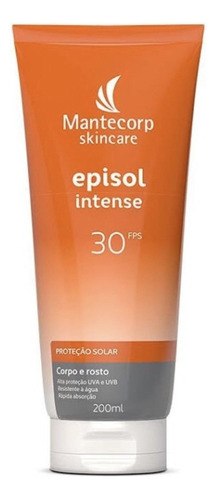 Protetor Solar Episol Intense Mantecorp Fps30 - 200ml Full