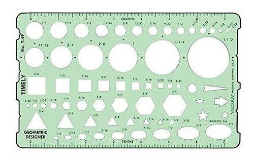 Brand: Timely Plantilla De Diseñador Geométrico - 49t