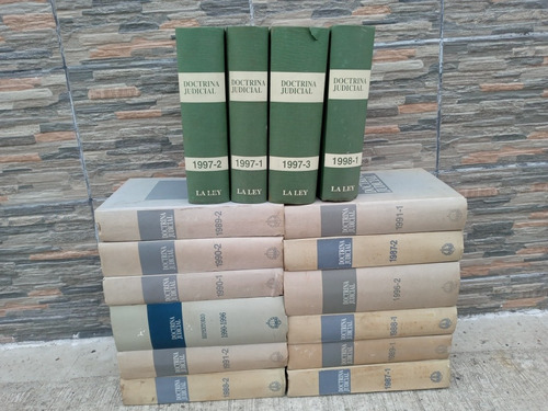 16 Libros Doctrina Judicial Varios Años Ideal Decoracion