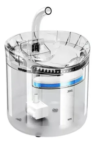 comprar Fuente Bebedero De Agua Automático Con Filtro Para Mascotas Color Blanco 110v