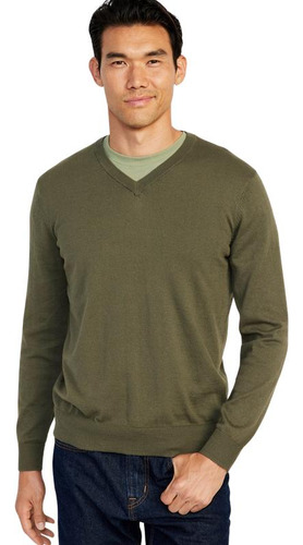 Chaleco Hombre Old Navy Cerrado Verde