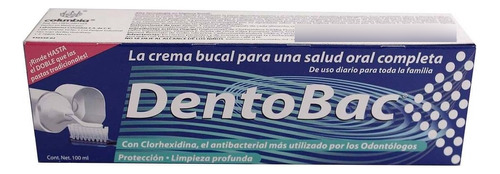 Pasta Dental De Uso Diario Dentobac 100 Ml