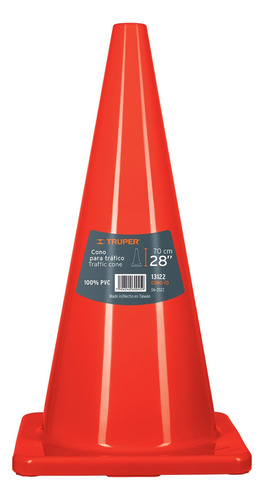 Cono De Precaución De 70 Cm Truper 13122