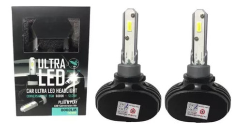 Kit Lâmpada Ultra Led Hb3 ( 9005) 8000 Lumes Autovex