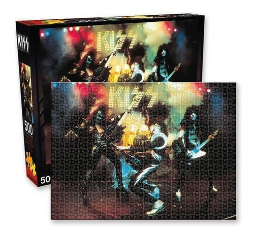 Imagen 1 de 4 de Kiss Puzzle 500 Piezas Nuevo Musicovinyl