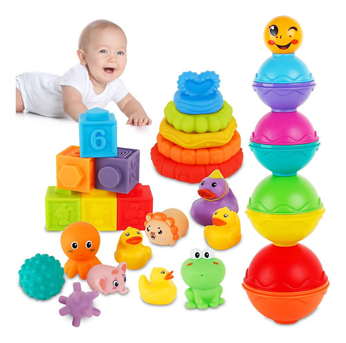 Ganowo Juguetes Montessori Para Bebe, Bloques De Construccio