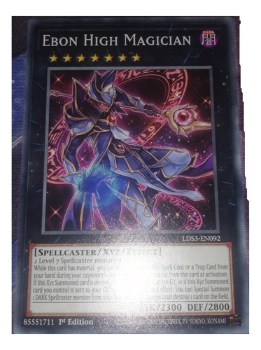 Ebon High Magician Yu-gi-oh! Original Konami