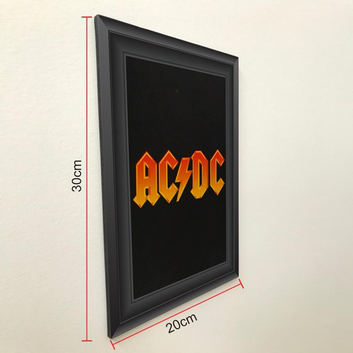 Quadro 30x20 Rock N Roll Ac/dc Box Set