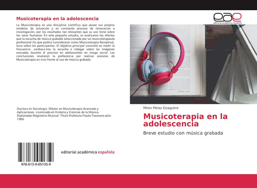 Libro: Musicoterapia Adolescencia: Breve Estudio Con M