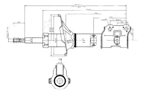 Amortiguador Del Izq Gas Breme Hyundai Accent 97-99
