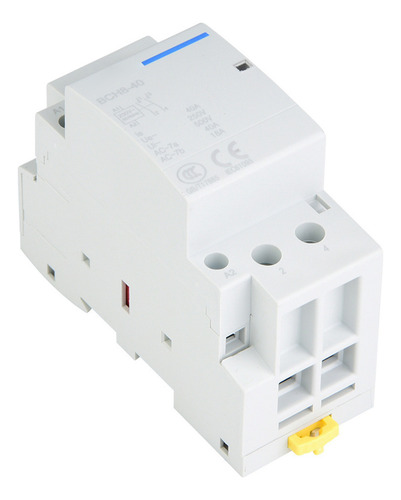 Contactor De Corriente Alterna 2p 40a, Riel Din Doméstico De