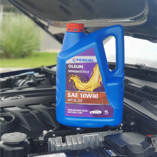 Aceite Semisintetico Oleum 10w40 Bidon De 4 Lt