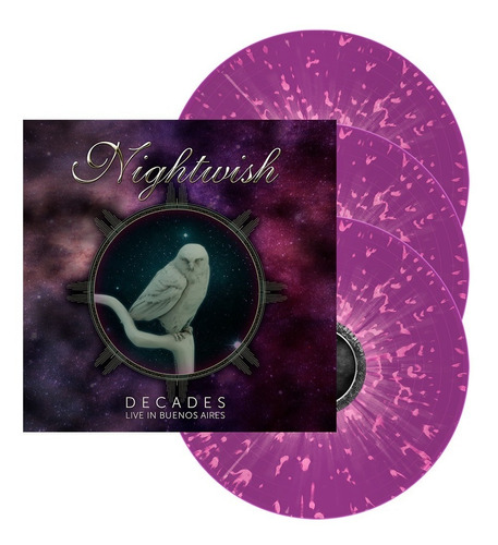 Nightwish Decades Live In Buenos Aires Vinilo 3 Lp Color