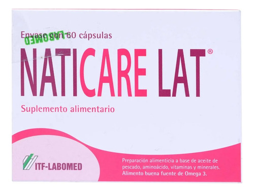 Naticare Lat(vitaminas, Minerales Y Aminoacidos)omega3