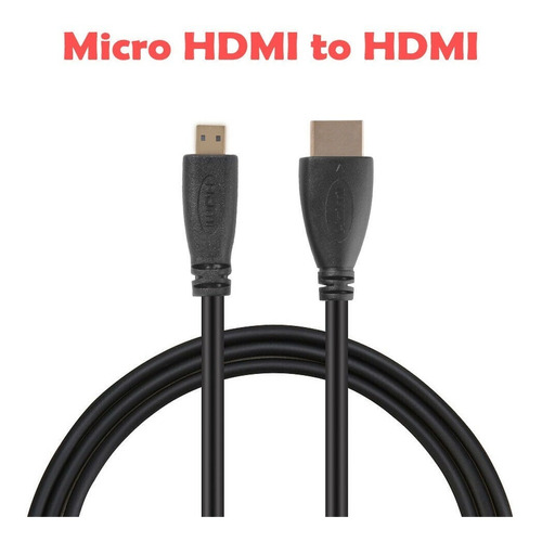 Cable Micro Hdmi A Hdmi Macho A Macho Para Raspberry Pi 4