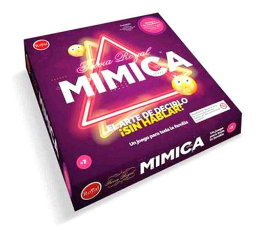 Juego De Mesa Didactico E Interactivo Mimica Trivia Royal