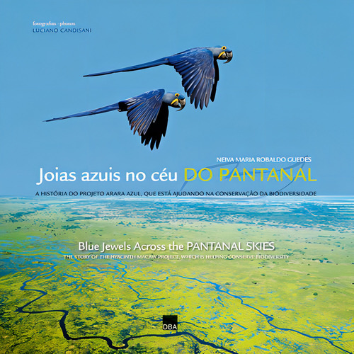 Joias azuis no céu do Pantanal - Edição Bilíngue, de Guedes, Neiva Maria Robaldo. Editorial DBA Dorea Books And Art Artes Graficas Eireli, capa dura em português/inglês, 2012