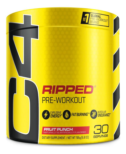 C4 Ripped Cellucor Pre Entreno Workout 30 Serv 30 Servicios