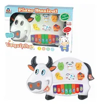 Comprar Brinquedo Infantil Instrumental Piano Vaquinha Braskit 6300