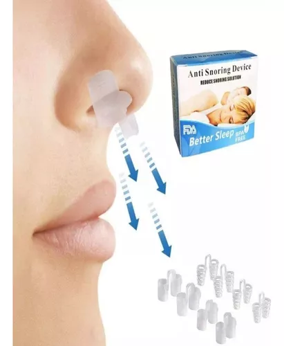 Dispositivo Anti Ronquidos Oxigena Dilatador Nasal (8 Pzs)