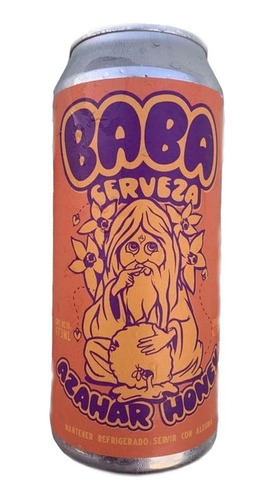 Cerveza Baba Hipnosis Honey 473ml Lata Unidad Puro Escabio