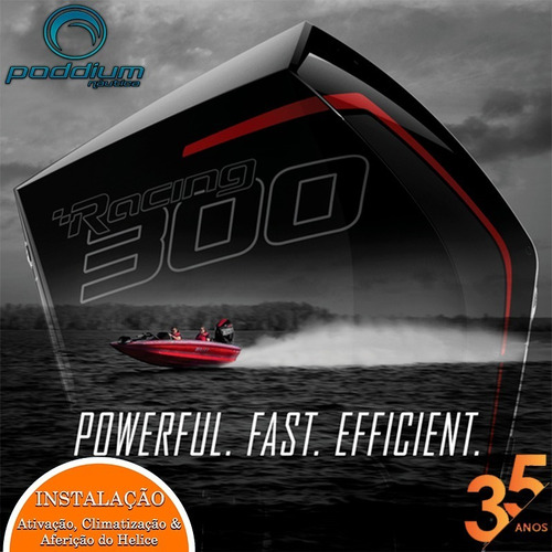 Motor De Popa Mercury 300 Hp L 4t Racing + Frete E/t Poddium