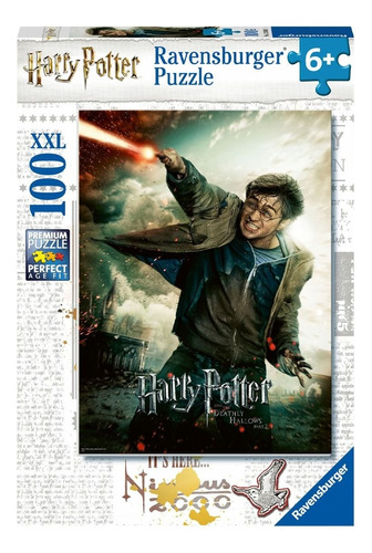 Rompecabezas Harry Potter Ravensburger 100 Pz Xxl Reliquias 