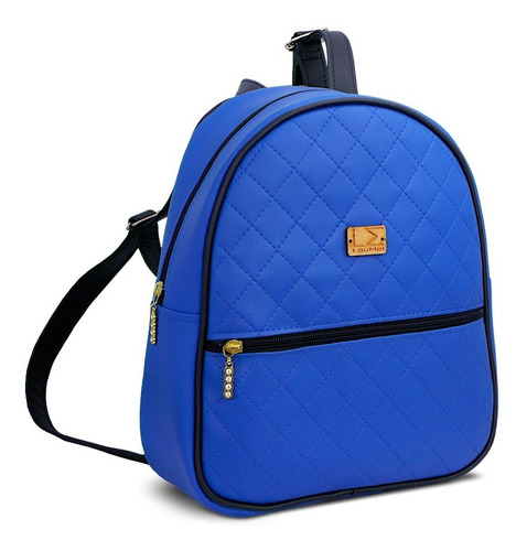 Imagen 3 de 6 de Bolso Morral De Dama De Semicuero