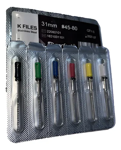 Limas K Perfect #50x21mm Blíster X6 Endodoncia Odontología