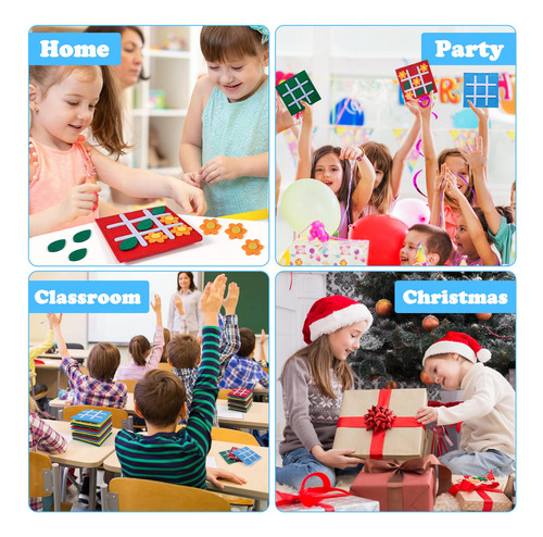 Paquete De Juegos De Mesa Tic Tac Toe Para Niños A Granel Color