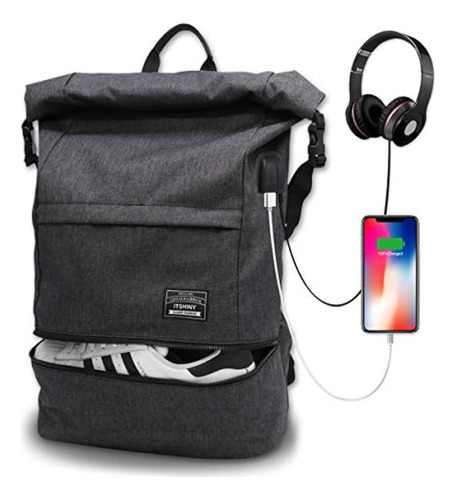 Mochila De Viaje Impermeable Para Computadora Portátil, Moch