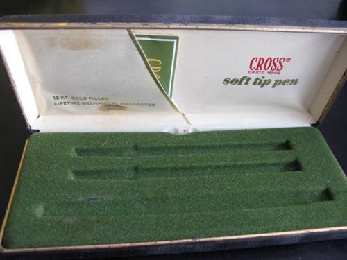 Cenbox: Viejo Estuche Lapicero Cross Soft Tip Pen Lxb