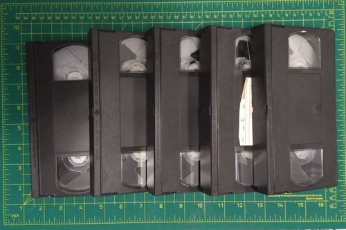 Lote De 5 Cassette Vhs Para Artesanías O Decorar (sin Cajas)