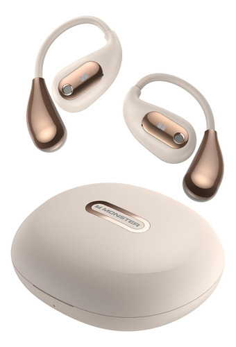 Auricular Monster Ac210 Bluetooth 5.4,30 Horas,ipx5 Original Dorado