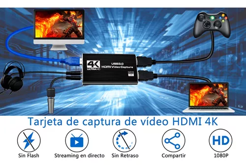 Capturadora Video, Tarjeta Captura Video Hdtv Usb 3.0, Dispositivo