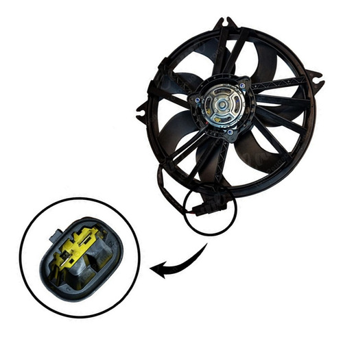 Imagen 3 de 6 de Electroventilador 100% Original Gate Citroen C4 2.0 Hdi