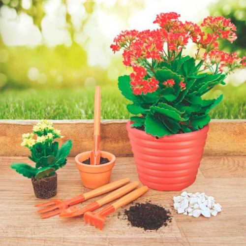 Set Herramientas Jardin Kit 4 Pzas Tramontina Maceta Plantas