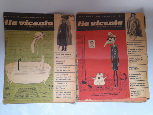 Revistas Antiguas Tia Vicenta (Usado)