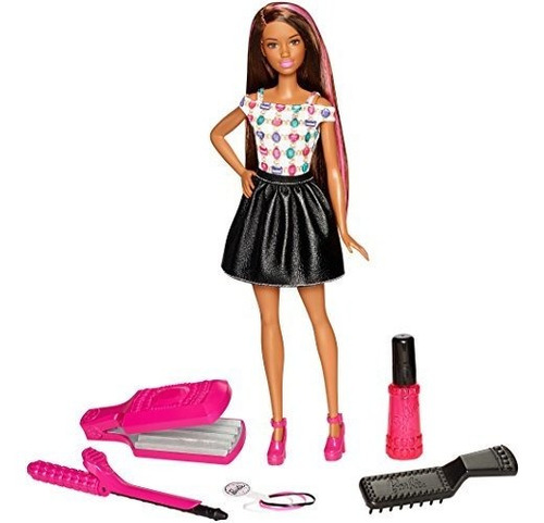 Muñeca Barbie Para Hacer Rizos Y Rizos