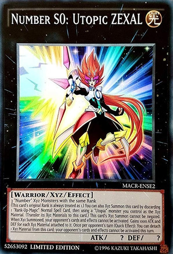 Número S0: Utópico Zexal - Emrp-ense2 - Super Rare - Edición