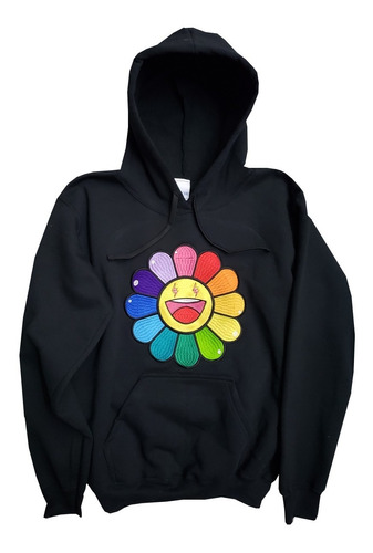 Sudadera J Balvin Colores Unisex Adulto Flor Bordado Azul